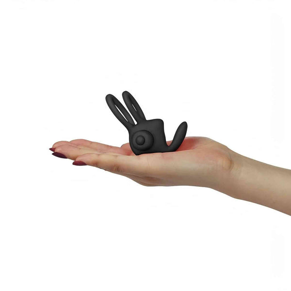 Power Clit Doppio Anello Fallico Vibrante con Stimolatore Clitorideo