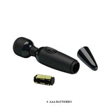 Power Wand Con Vibrazione regolabile - Nero
