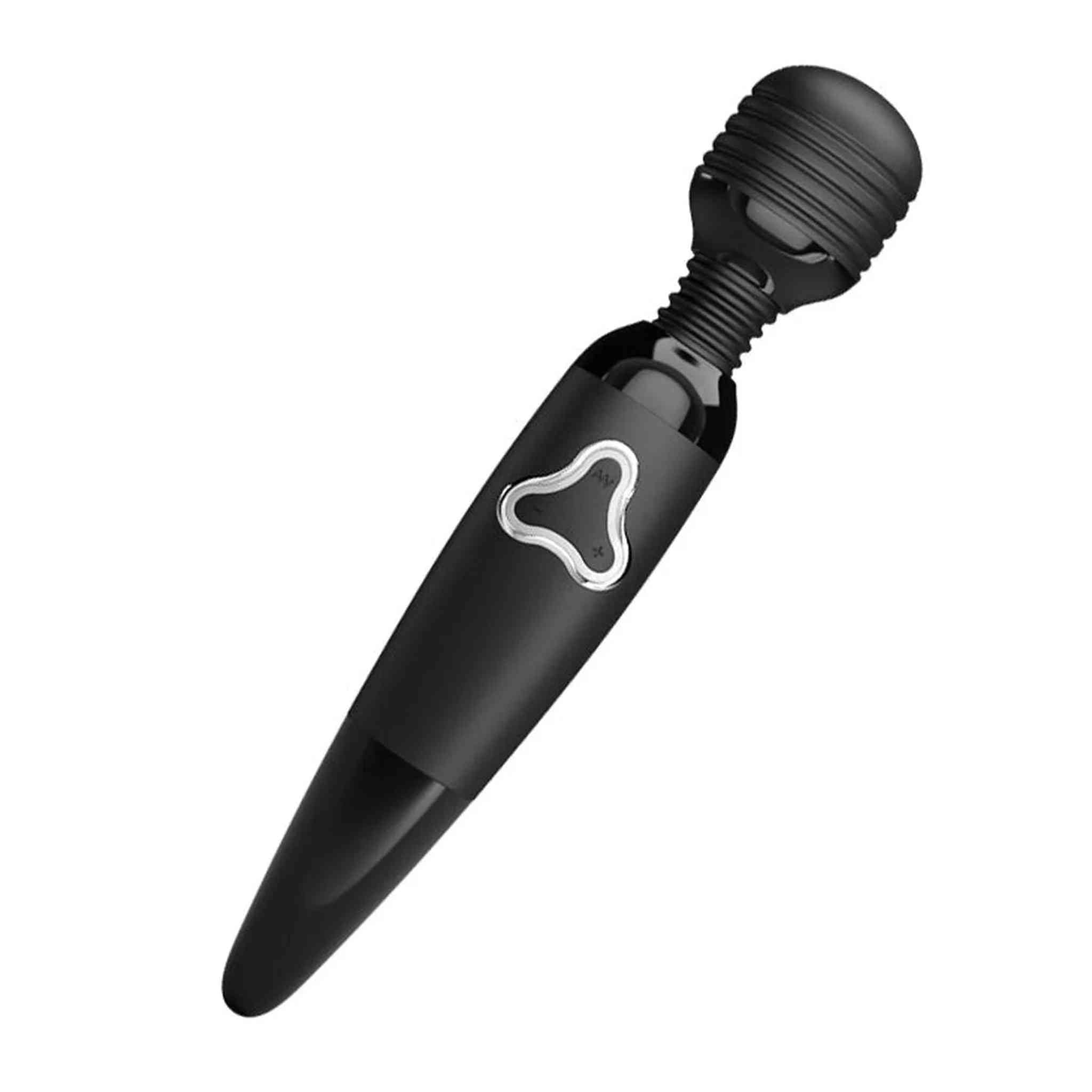 Power Wand con 7 modalità di vibrazione - Ricaricabile, Nero