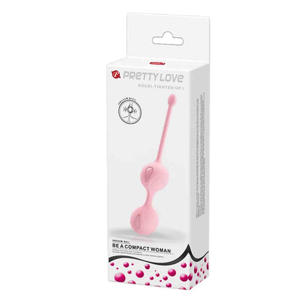 Confezione scatola bianca palline Kegel rosa Pretty Love