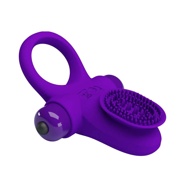 Pretty Love Vibrant Penis Ring 2 Purple