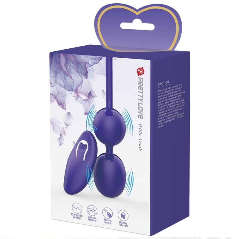 Palline vibranti wireless con 12 diverse modalità di vibrazione