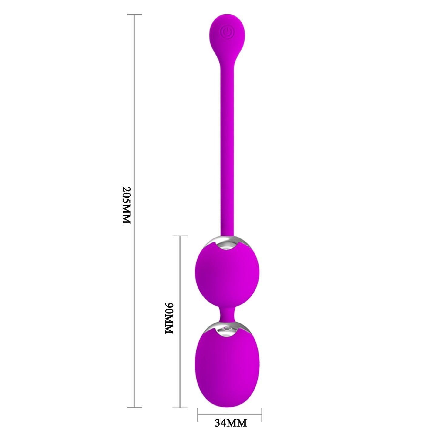 Palline vibranti wireless con 12 diverse modalità di vibrazione