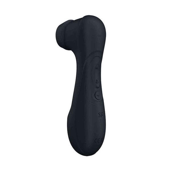 Vibratore Satisfyer Pro 2 Gen 3 Nero in Silicone Pieno con Pulsanti Modalità e Intensità