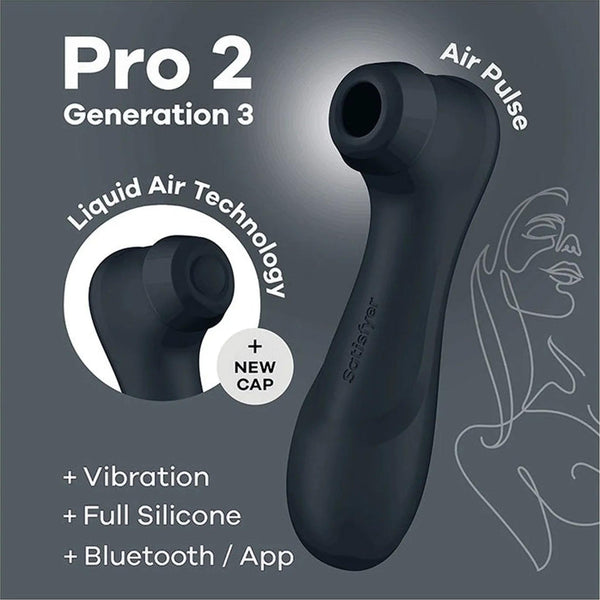 Pro 2 Generation 3 + Liquid Air, Vibration & App - Black