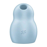 Vibro a forma di goccia Satisfyer Pro To Go 1 blu chiaro con logo inciso