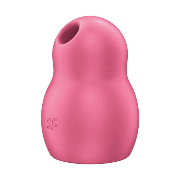Vibratore Satisfyer Pro To Go 1 rosa a goccia con logo SF in rilievo