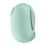 Satisfyer Pro To Go 2 profilo ergonomico verde menta con finitura opaca e bordo metallico