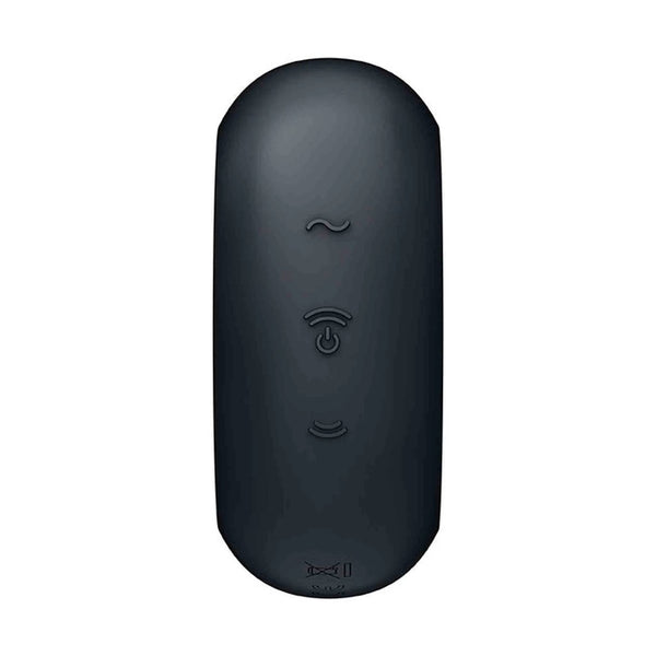 Satisfyer Pro To Go 3 nero con pulsazioni aria e vibrazione, vista frontale