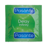 Singolo preservativo ritardante Pasante Delay Infinity con lubrificante alla lidocaina