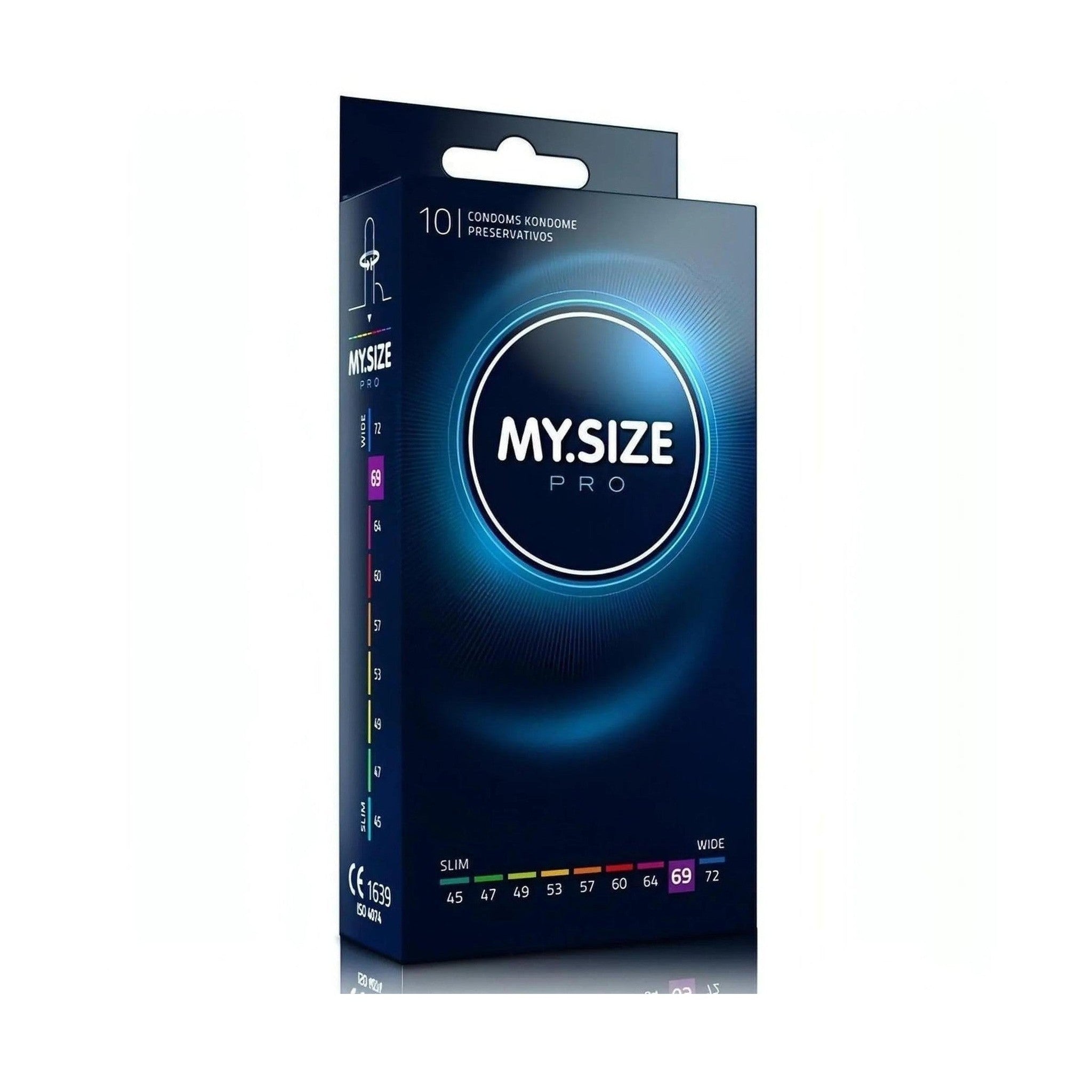 Profilattici My.Size 69 mm – Confezione da 10 pezzi