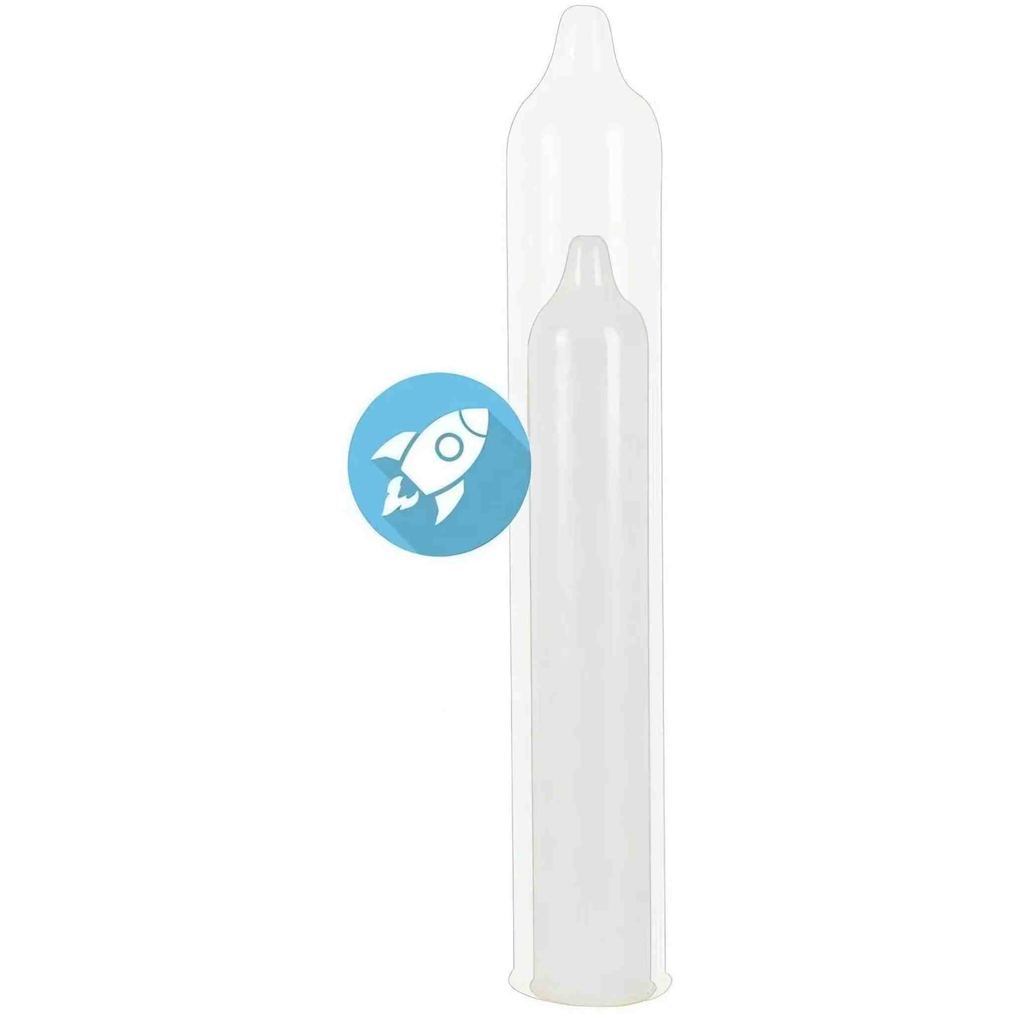 Profilattici Pocket Rocket 49mm – Confezione da 24 pezzi