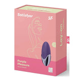 Confezione vibratore Satisfyer Purple Pleasure Lay-on impermeabile con garanzia 15 anni