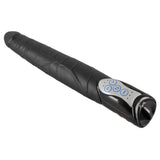 Vibratore nero You2Toys in silicone con texture vene e tre funzioni spinta vibrazione luce