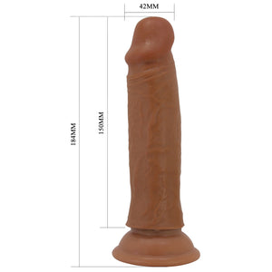 Quentin Dildo Realistico Scappellabile 15 cm penetrabile