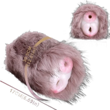 Rabbit Shape Animal Vaginal Doll, Furry Masturbator With Dual-channel