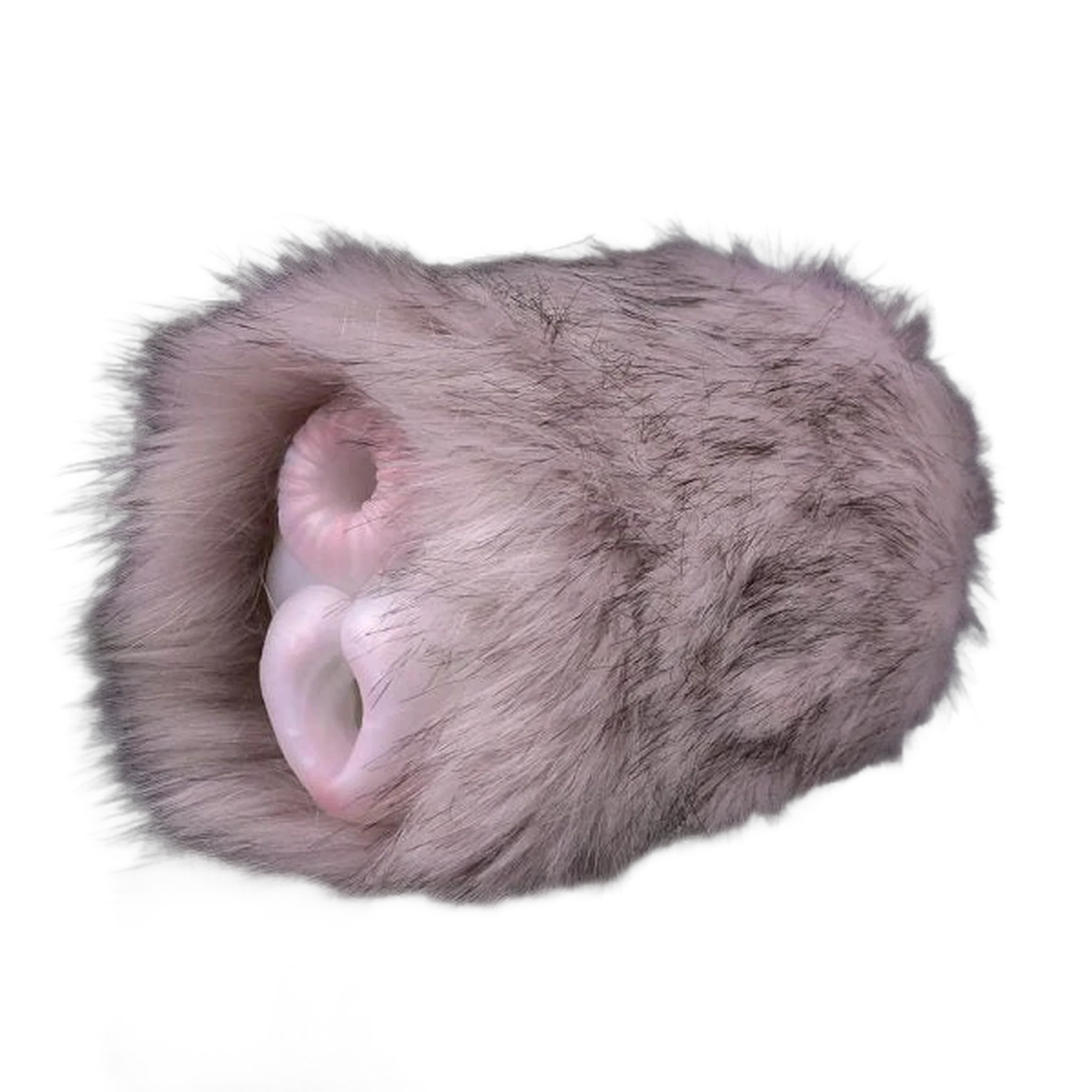 Rabbit Shape Animal Vaginal Doll, Furry Masturbator With Dual-channel