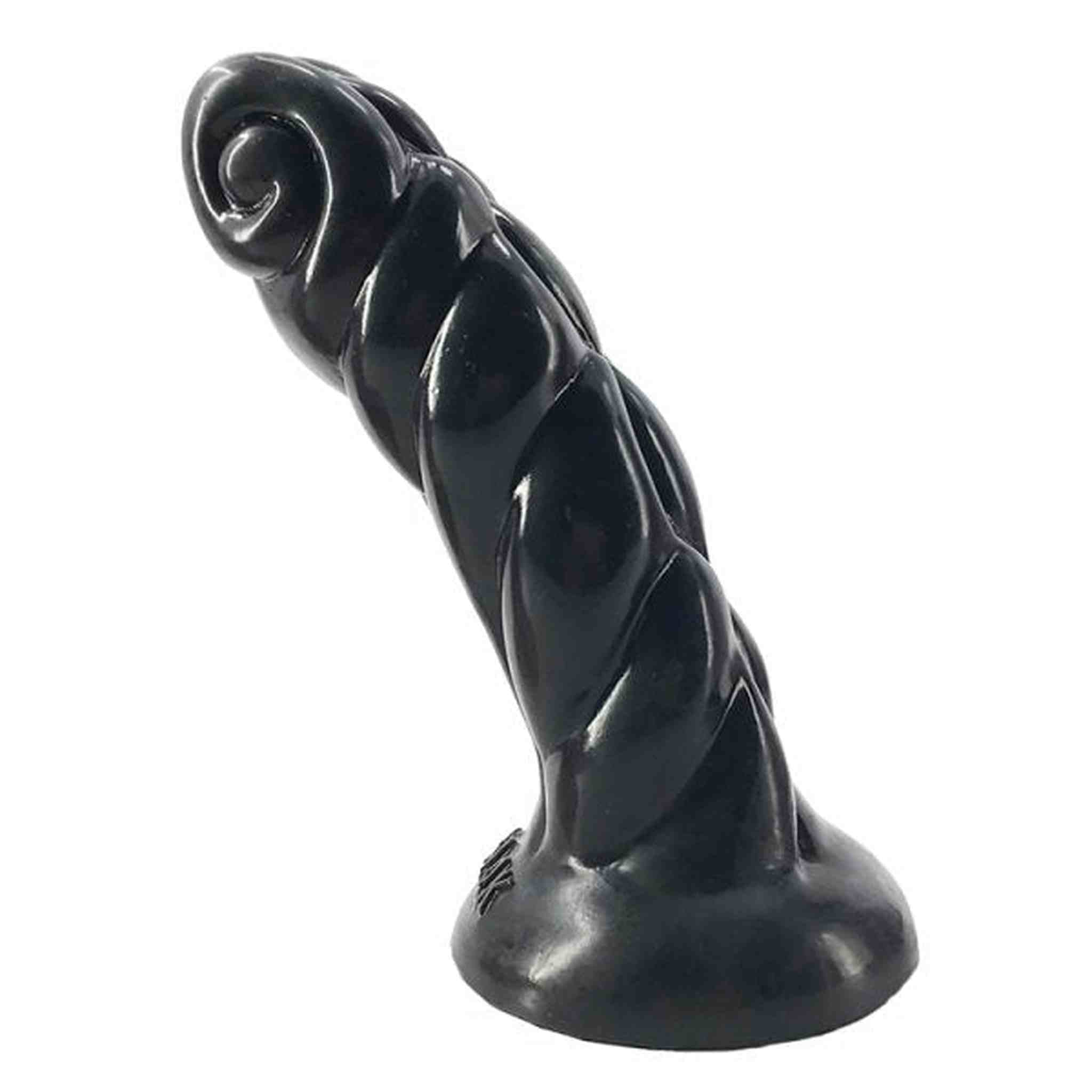 Realistic Sheep Horn Shape Penis with Anal Plug
