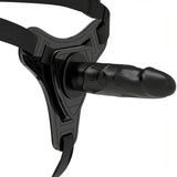 Realistic Silcone Strapon - Nero, 16 cm