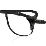 Realistic Silcone Strapon - Nero, 16 cm