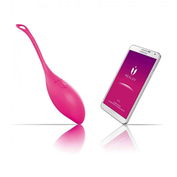 Ovulo vibrante Realov Serena rosa acceso telecomandato via app smartphone