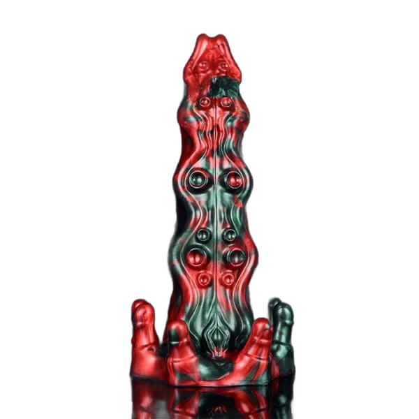 Red Devils Cyril Monster Penis Tentacle Silicone Dildo