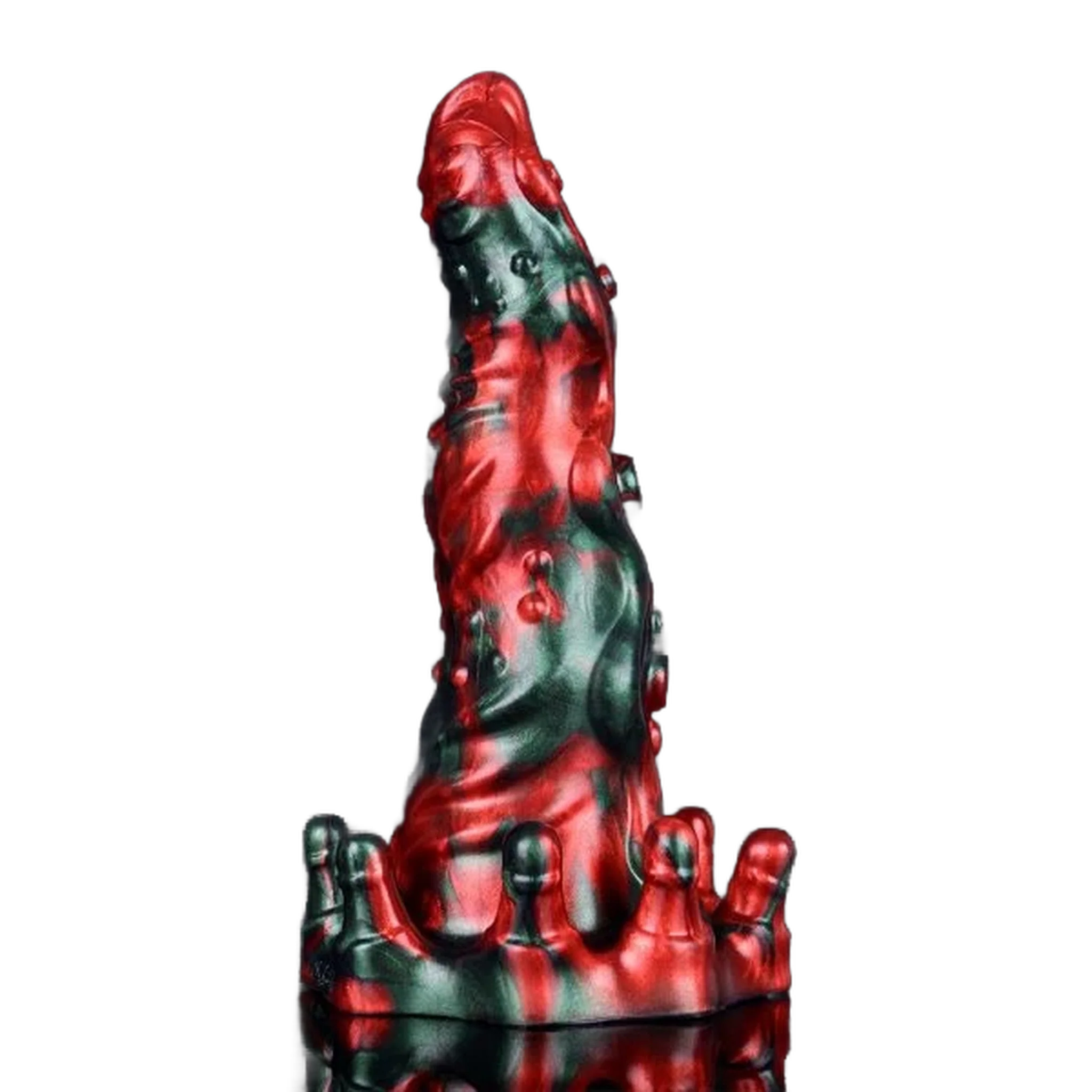 Red Devils Cyril Monster Penis Tentacle Silicone Dildo