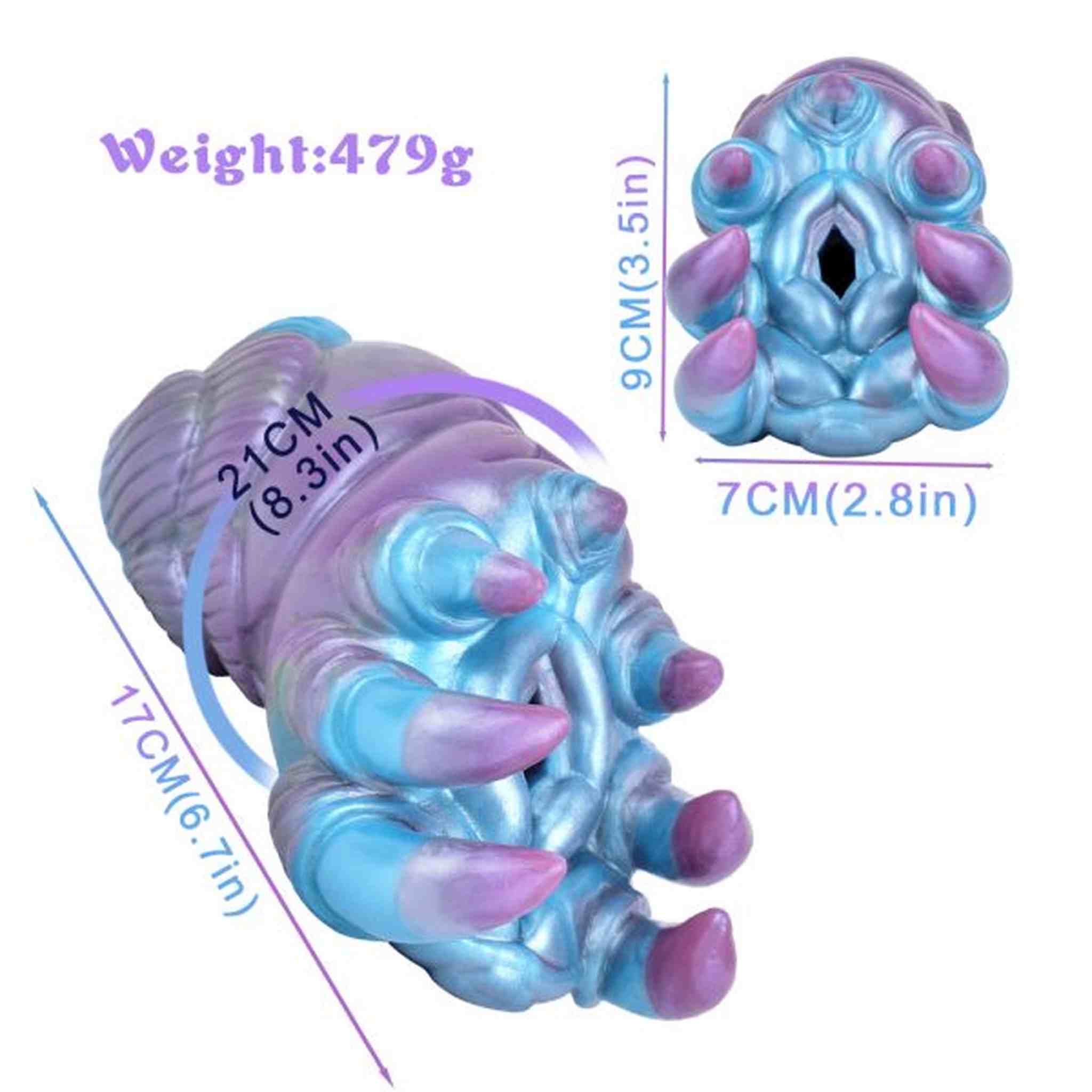Red clam Devil’s claw shape masturbators