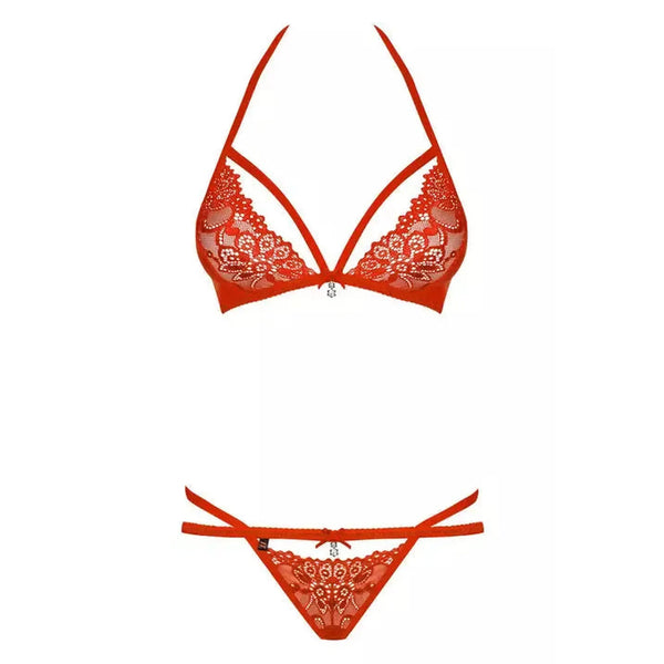 Reggiseno e Tanga rosso S/M