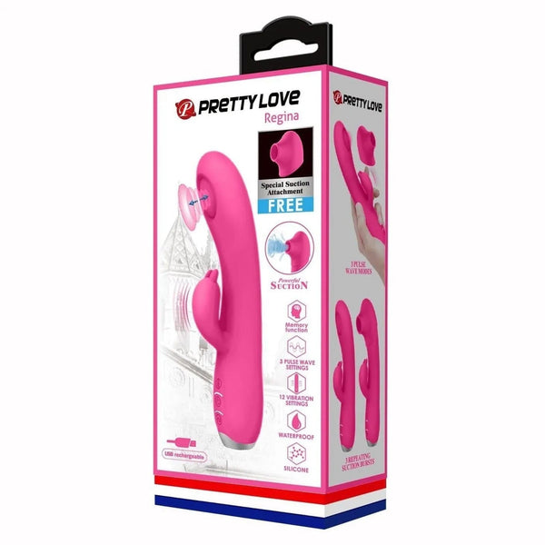 Regina Vibratore Rabbit e Succhiaclitoride con tecnologia Pulse WAVE