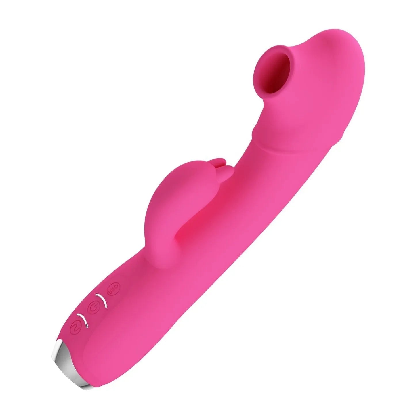 Regina Vibratore Rabbit e Succhiaclitoride con tecnologia Pulse WAVE - 12 modalità di vibrazione e 3 di aspirazione - Ricaricabi