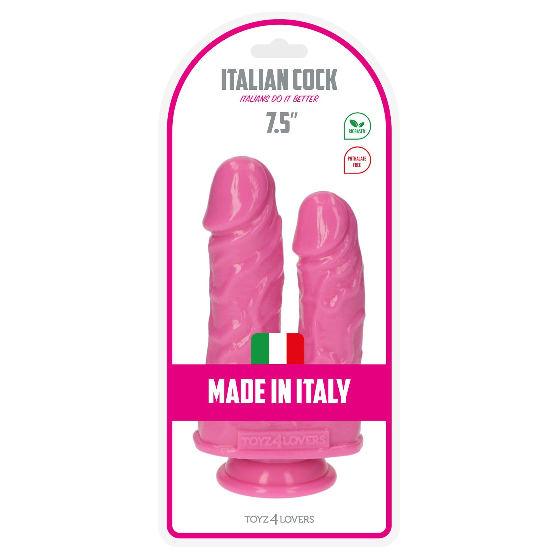 Romolo e Remo Dildo Doppio Con Ventosa