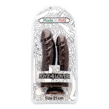 Romolo e Remo Dildo Doppio Con Ventosa