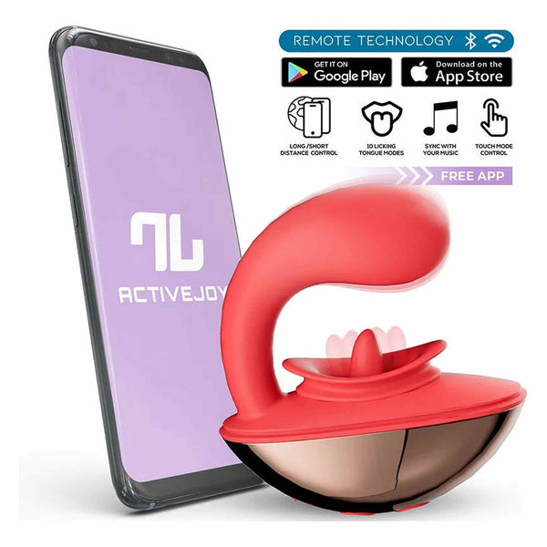 Rondy Vibratore G Spot con Lingua per la Stimolazione Clitoridea
