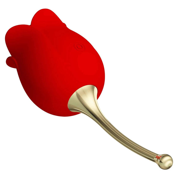 Rosa Lecca Clitoride con stelo - Licking e Vibrazione