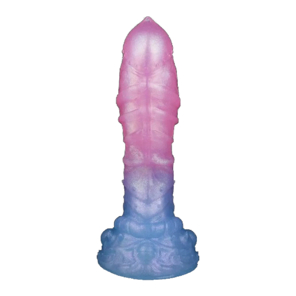 Sakura Blue Silicone Gradient Luminous Dildo Female Masturbation