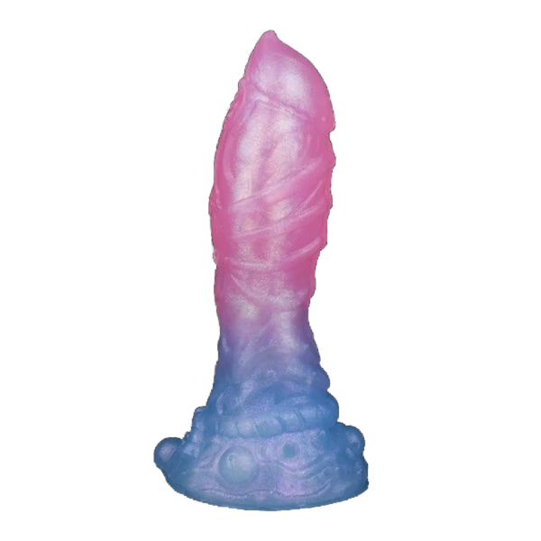 Sakura Blue Silicone Gradient Luminous Dildo Female Masturbation