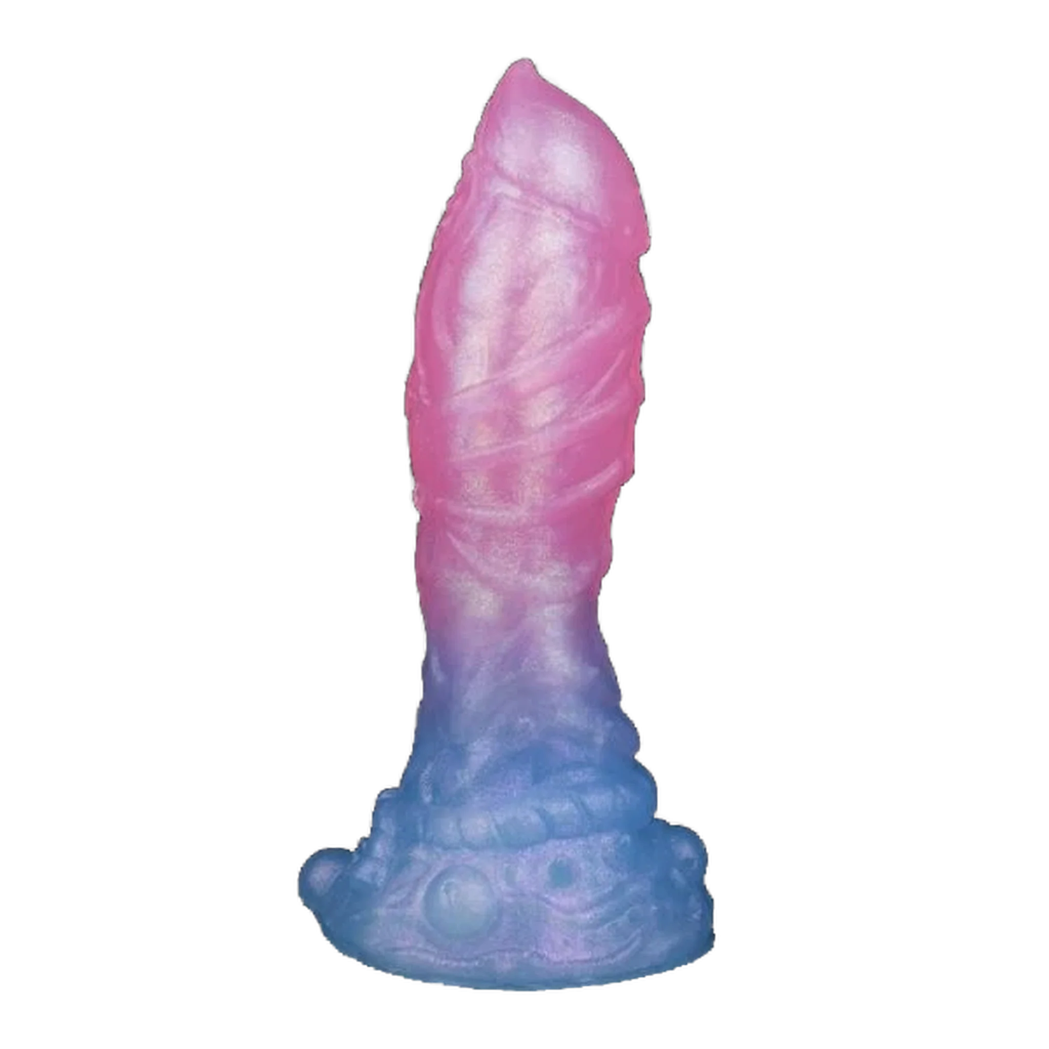 Sakura Blue Silicone Gradient Luminous Dildo Female Masturbation
