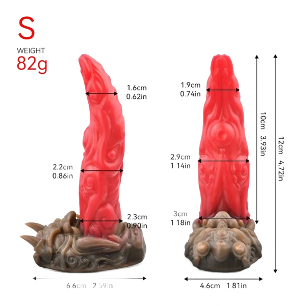 Sakuton Boy Dildo Fantasy Monster Tongue Dildo For Female Masturbation