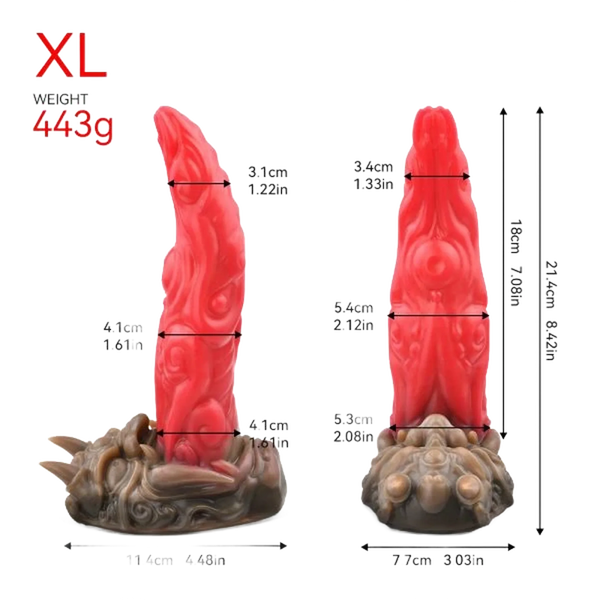 Sakuton Boy Dildo Fantasy Monster Tongue Dildo For Female Masturbation