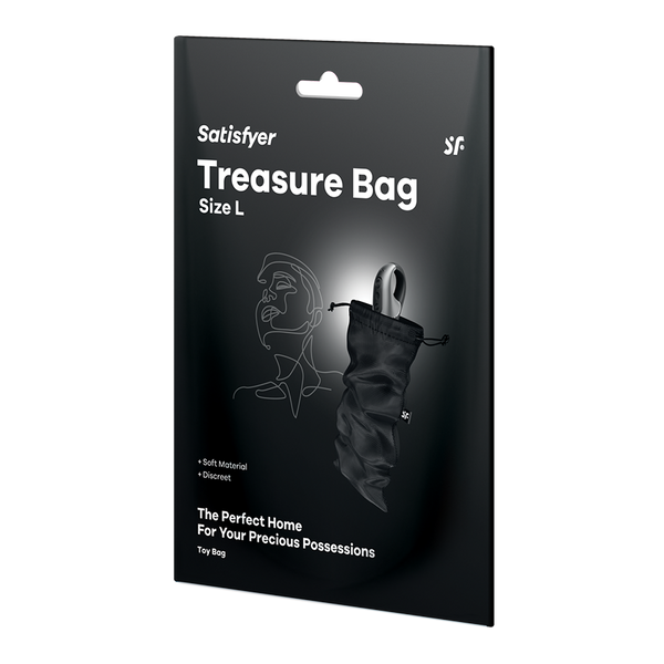 Satisfyer Treasure Bag L nero: borsa per sex toy