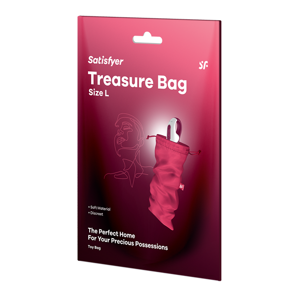 Satisfyer Treasure Bag L rosa: borsa per sex toy