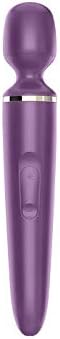 Satisfyer Wand-er Black con 50 Combinazioni di Vibrazione Diverse
