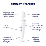 Satisfyer Wand-er Black con 50 Combinazioni di Vibrazione Diverse