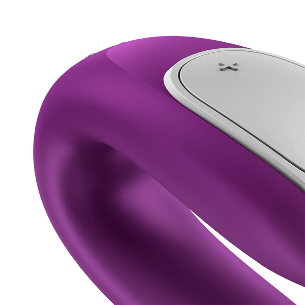 Satisfyer Double Fun Connect App viola: vibratore per coppia