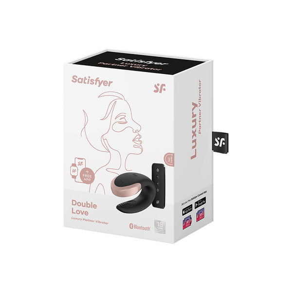 Satisfyer Double Love Connect App nero: vibratore per coppia