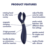 Satisfyer Endless Fun blu: vibratore per coppia