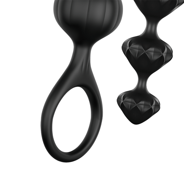 Satisfyer Love Beads nero: palline anali