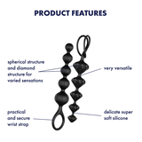 Satisfyer Love Beads nero: palline anali