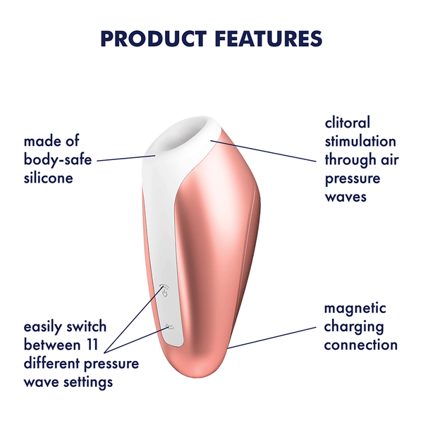 Satisfyer Love Breeze rame: succhia clitoride ad Air Pulse